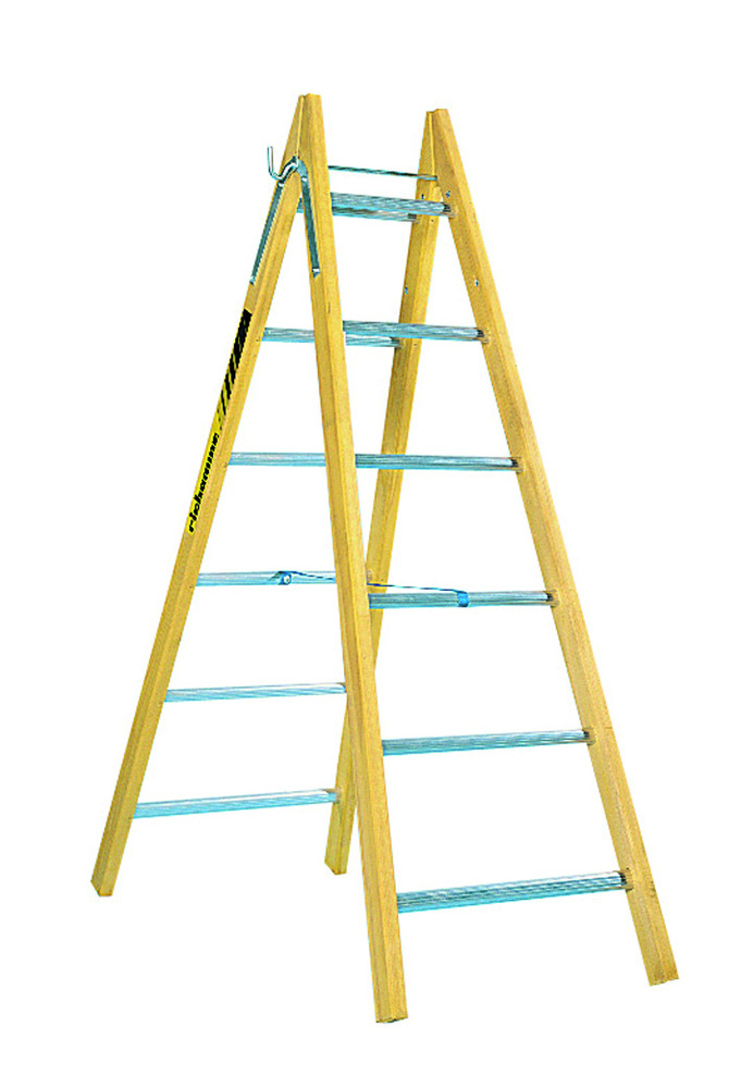 Échelle Double de Menuiserie Bois/Alu MD2 5 Marches