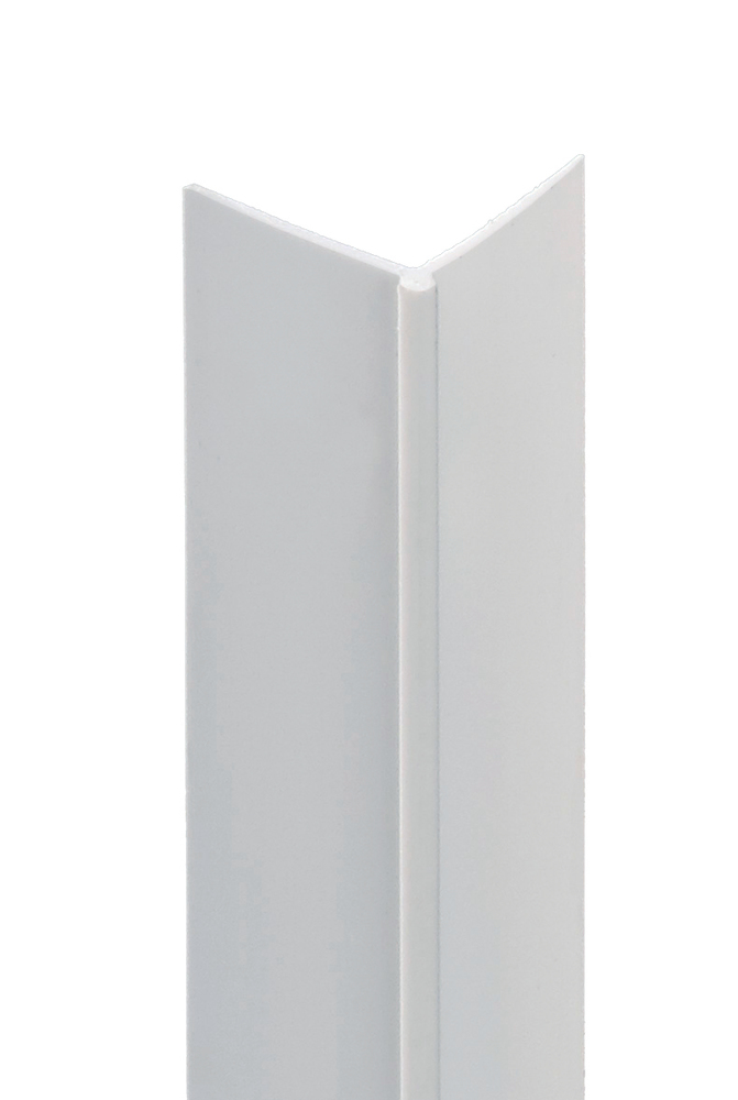 Arrêt d'Angle Sortant 90° PVC Blanc 2.60m