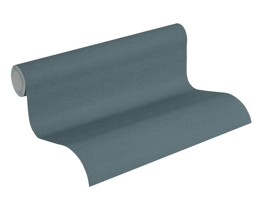 8456 - Vinyle Grainé sur Intissé Uni Around Bleu Canard