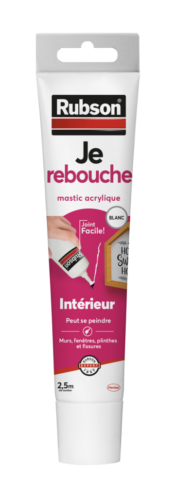 Mastic de Construction GO Je Rebouche Blanc 50 ml