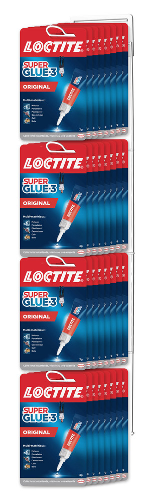 Superglue-3 Universal Liquide Transparent 3 g Bande Cross de 32 Blisters