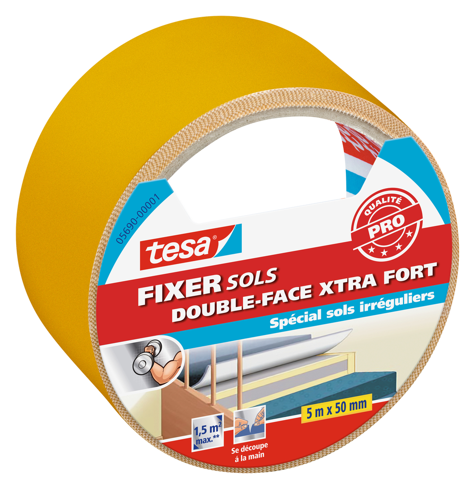 Fixer Sols - Double Face Extra Fort - Sols Irréguliers