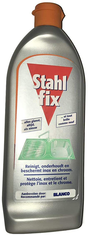 Crème Nettoyante Inox et Chrome Stahl-Fix Flacon 200ml