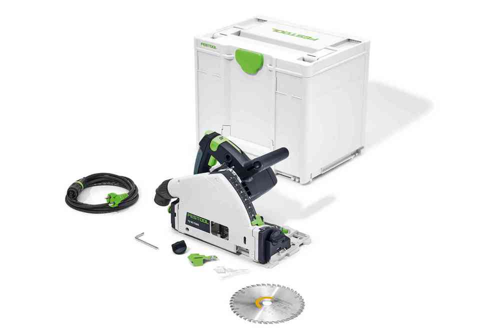 Scie plongeante électroportative TS 55 FEBQ-PLUS livrée en Systainer pour des coupes de précision