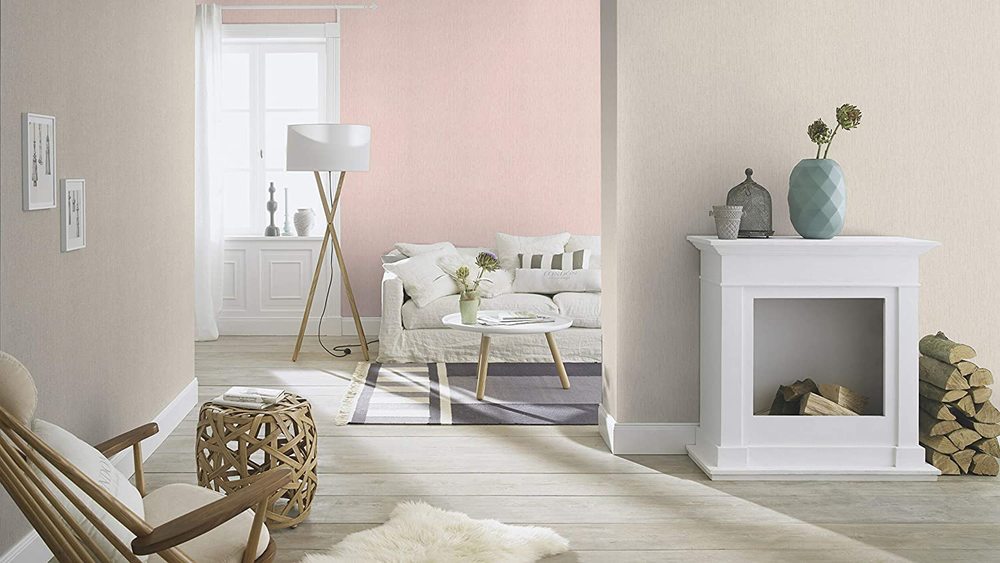 8071 - Vinyle sur Intissé Uni Tisse Blanc Casse