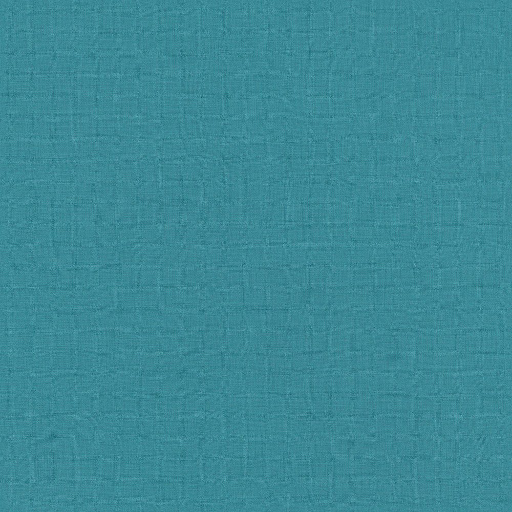 8404 - Vinyl Grainé sur Intissé Uni Club Botanique Turquoise