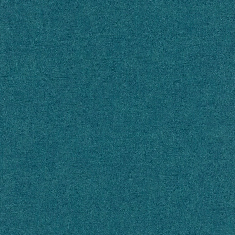 8425 - Vinyle Grainé sur Intissé Uni Béton Mat Turquoise