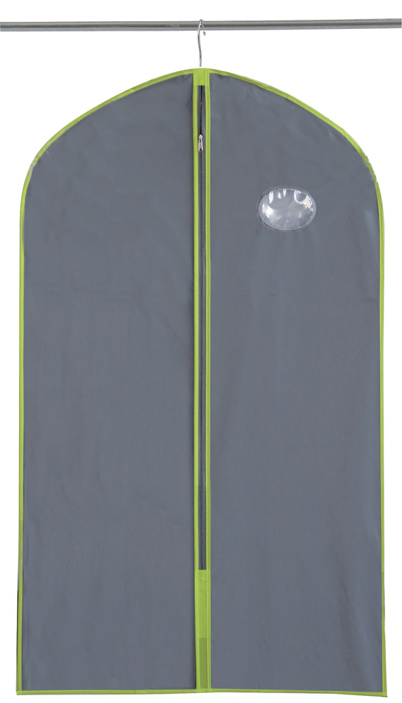 Housse Vêtement Court Grise 61 x 102 cm