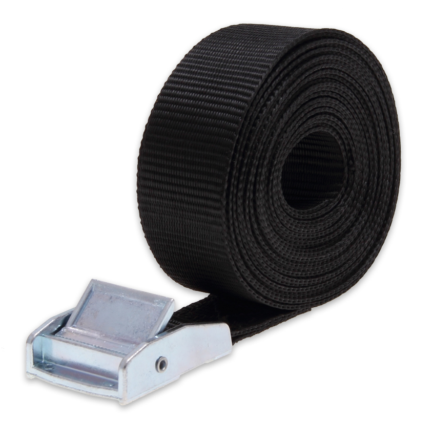 Sangle Boucle Zamak Noires 5 m en Sachet Cavalier
