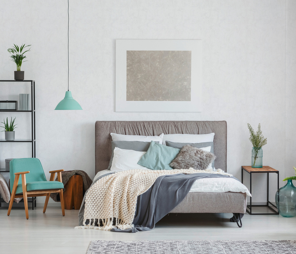 8282 - Vinyle Expansé sur Intissé Uni Gris Clair