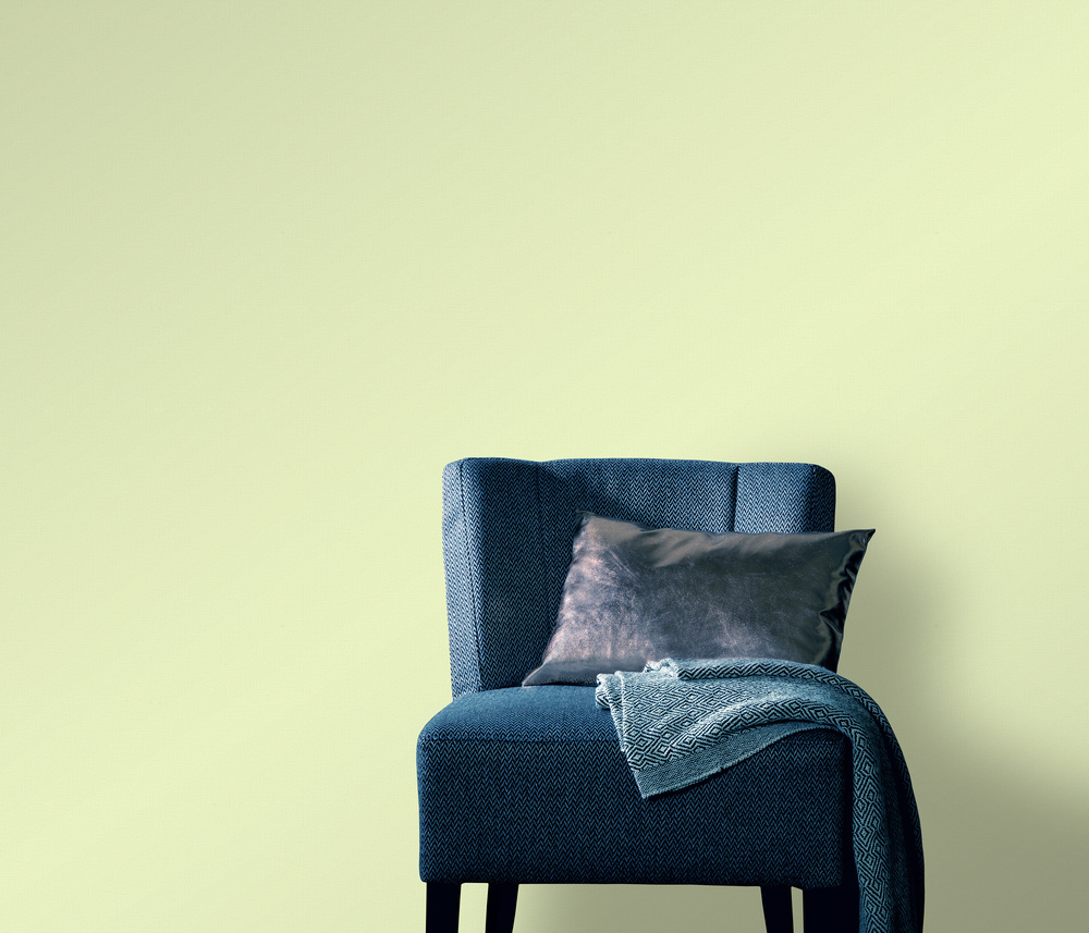 8412 - Vinyl Grainé sur Intissé Uni Vert Anis