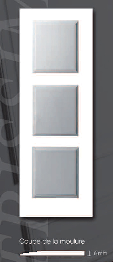 Décoporte Modèle Trissimo Pour Porte de 73 cm