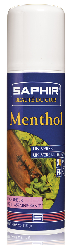 Désodorisant chaussures Menthol aérosol 200 ml pour une fraîcheur durable