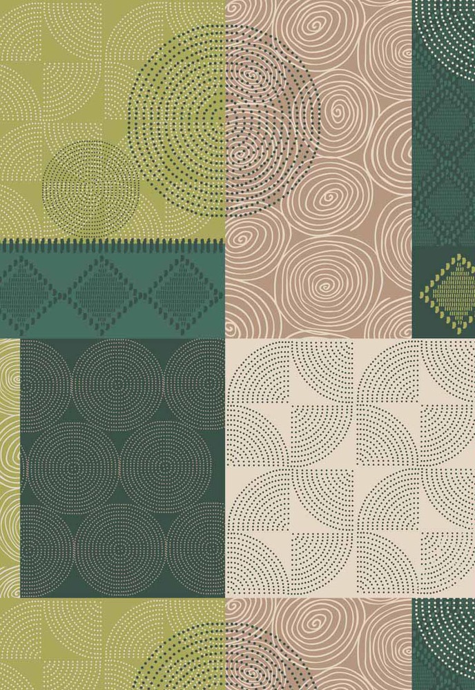 Nappe Tissu Enduit Alessio 140 cm x 20 m Vert