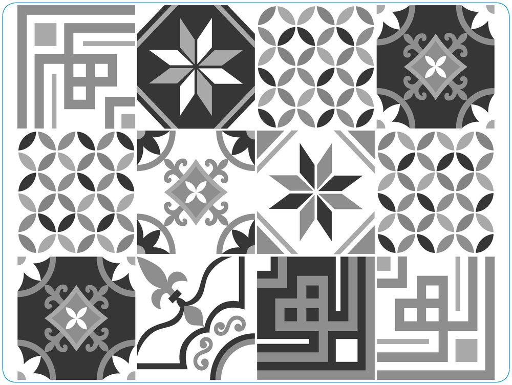 Set de Table 40 x 30 cm Carreaux 01