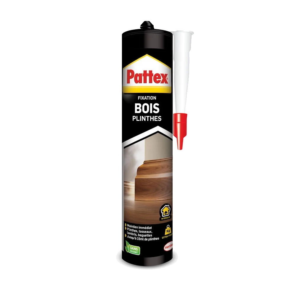 Colle Fixation Bois Plinthe 380 g