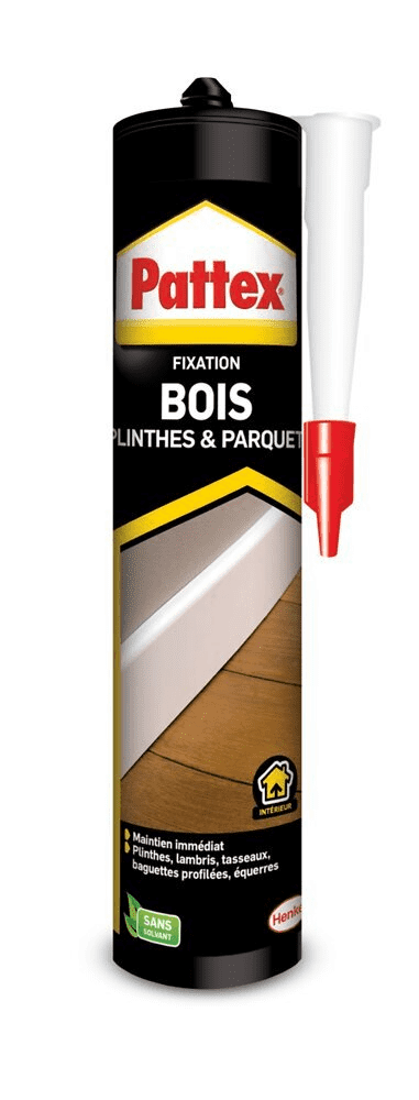 Colle Fixation Bois Plinthe et Parquet 380g