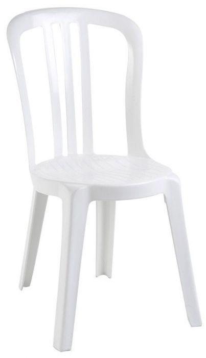 Chaise Monobloc Miami Bistrot Blanc