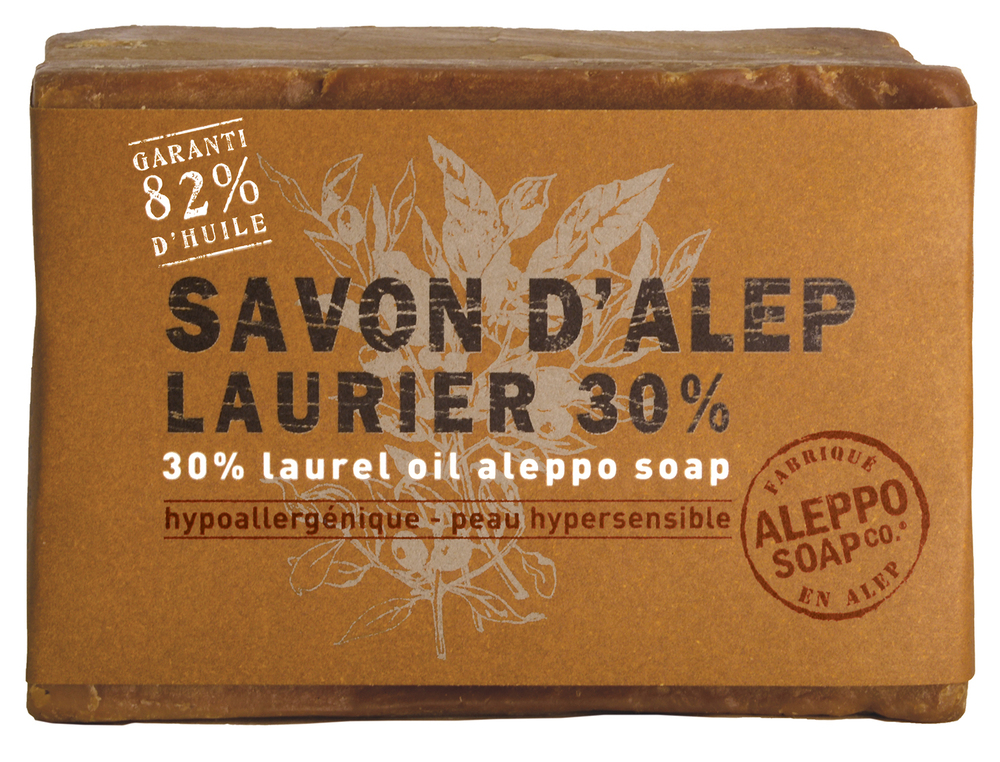 Savon d'Alep 30% Huile de Laurier 200g