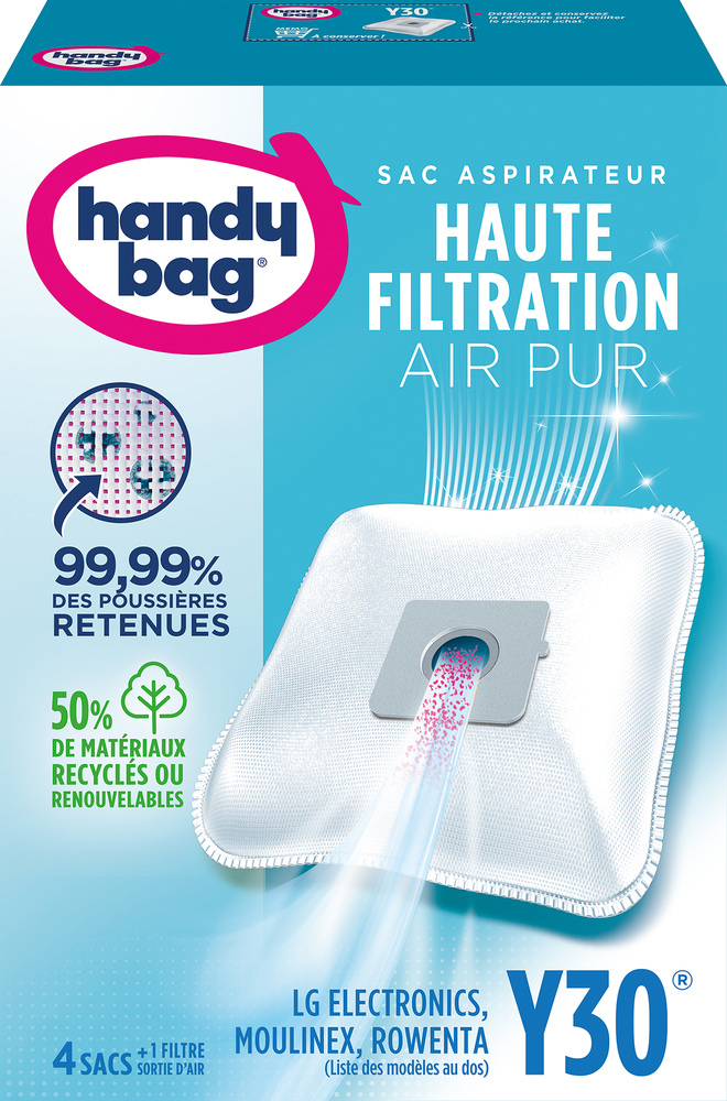 Lot de sacs aspirateur Handy Bag Y30