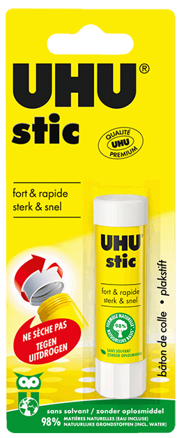 Stick Colle Transparente en Blister de 8 g