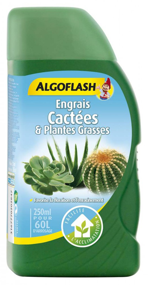 Engrais Cactées et Plantes Grasses Flacon 250 ml