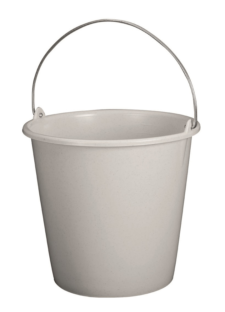 Seau Ménager Gradué Gris Moucheté 10L