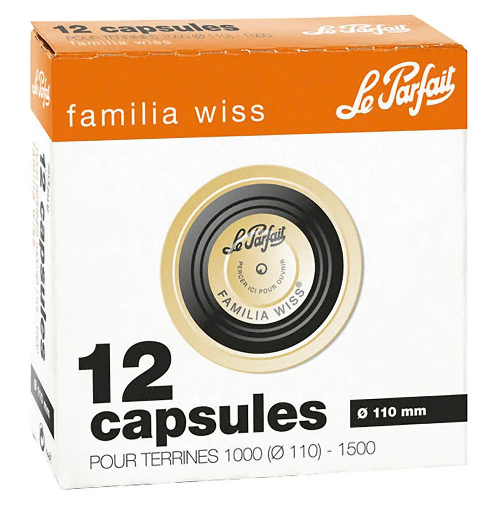 Capsules Terrines Ø110mm Familia Wiss Boite de 12