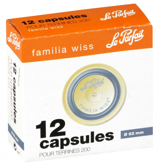 Capsules Terrines Ø82mm Familia Wiss Boite de 12