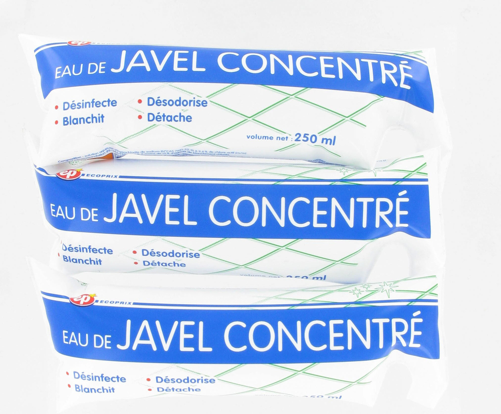 Doses Javel Concentrée 4,8% 250ml (x3)
