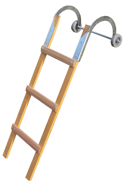 Crochet Pour Échelle de Couvreur en acier robuste avec roulettes pour fixation sécurisée sur toiture