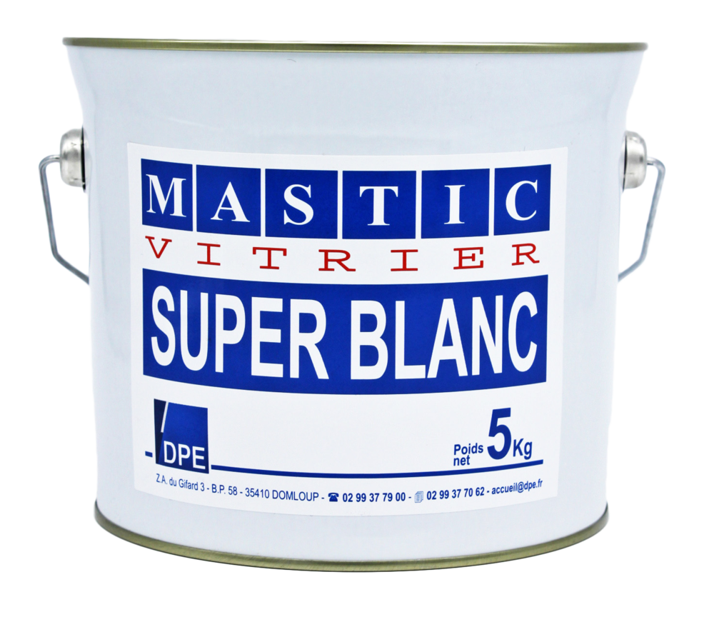Mastic Vitrier Superblanc 5kg