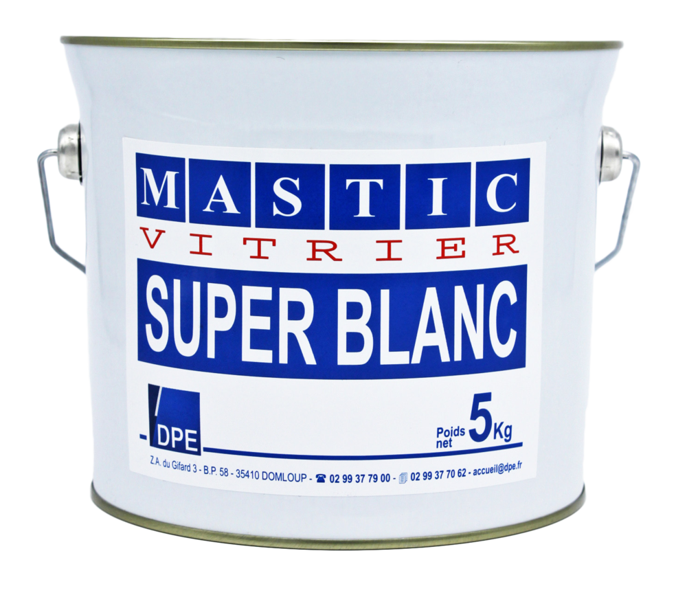 Mastic Vitrier Superblanc 5 kg
