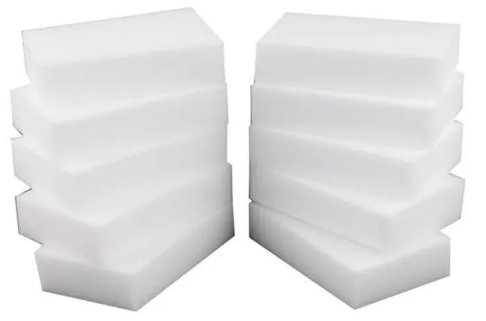 Éponges Magiques Sublimo, boîte de 10 éponges nettoyantes et efface-taches pour toutes surfaces.