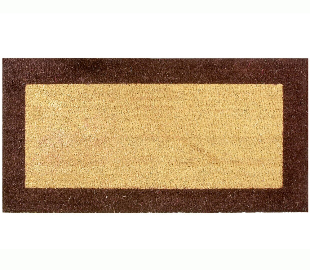 Tapis Coco 23mm Écru/Marron