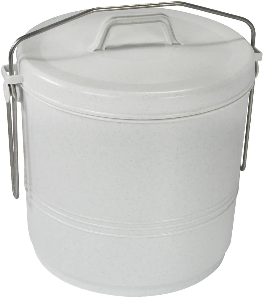 Poubelle Étrier Gris Moucheté 22L