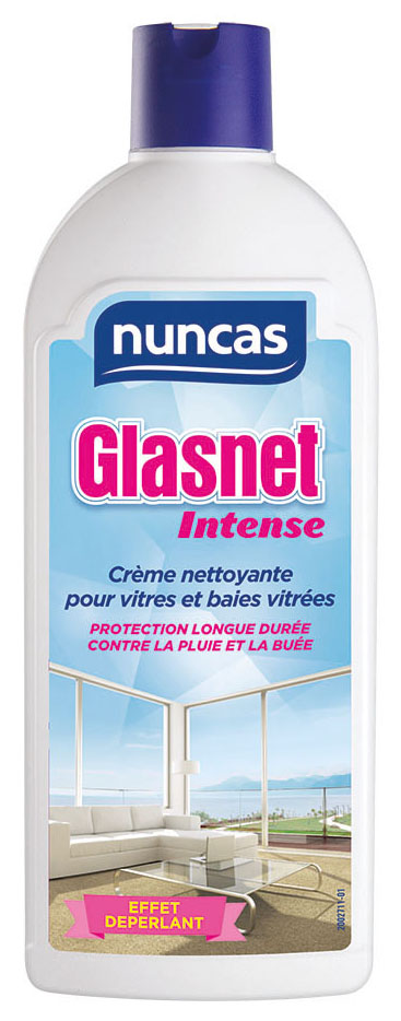 Crème Nettoyante Vitres Glasnet Intense 500ml