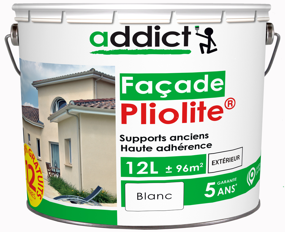 Addict Façade Pliolite Mat 10L+20%GRATUIT 