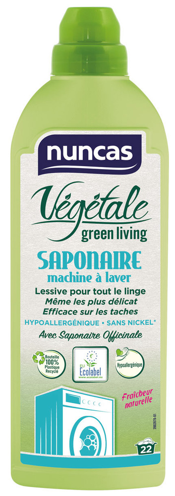 Lessive Liquide Végétale Saponaire Machine à Laver 1L