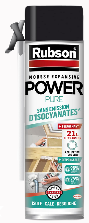 Rubson Mousse Expansive Grandes Cavités, Mousse Polyuréthane, Aérosol De  550 Ml