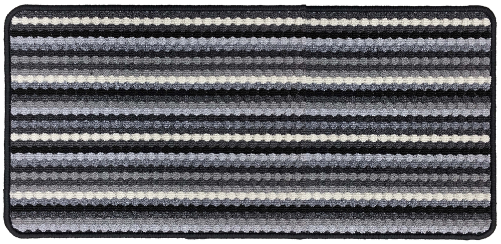 Tapis Multi Stripes Anthracite 66 x 120 cm