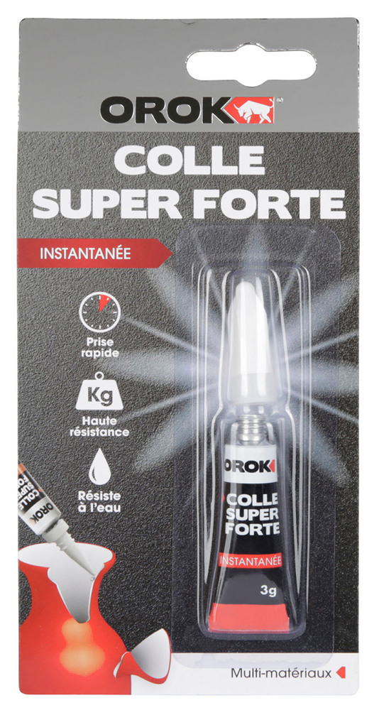 Colle Super Forte Instantanée Liquide Tube 3g