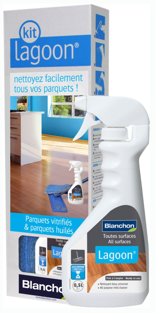 Kit Nettoyant Parquet Lagoon + Vapo 0.5L