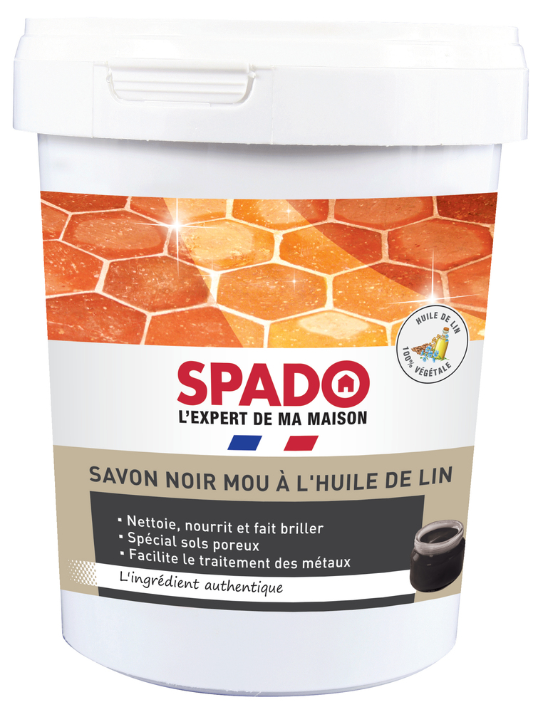 Nettoyant Sol Savon Noir Mou à l’Huile de Lin 1kg