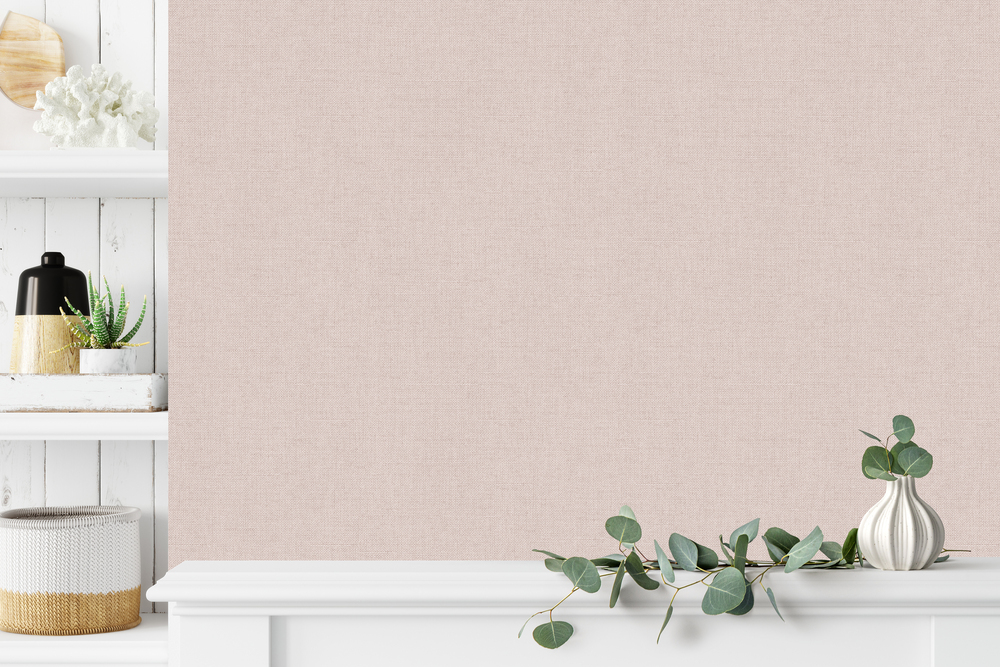 M55103 Vinyle sur Intissé Uni Tweed Rose