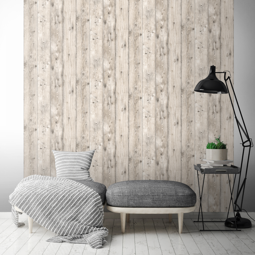 L28507 Vinyle Grainé sur Intissé Planche Nature