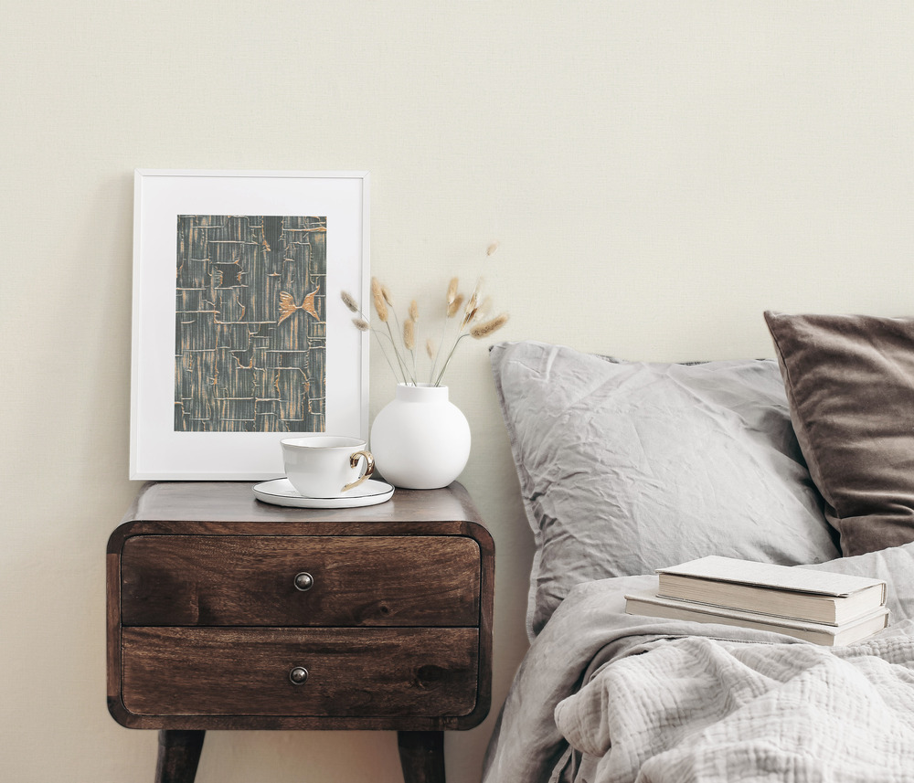 10262-01 Vinyle Grainé sur Intissé Uni Casual Blanc