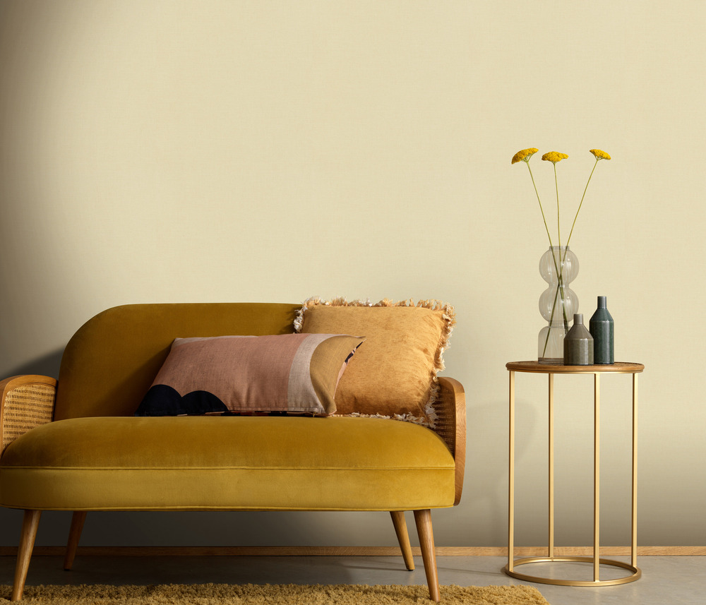 10262-02  Papier Peint Vinyle Grainé sur Intissé Uni Casual Beige