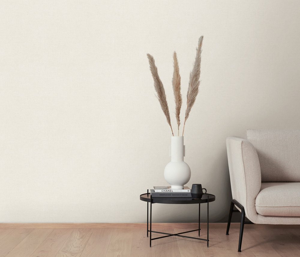 10262-26 Vinyle Grainé sur Intissé Uni Casual Ecru