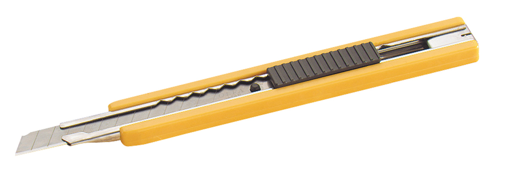 Cutter Olfa New A jaune 9 mm lame sécable pour bricolage